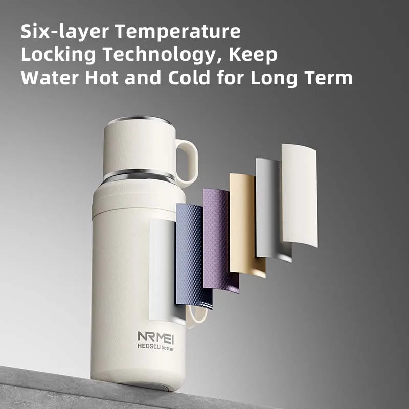 Thermos Bottle with Magnetic Control