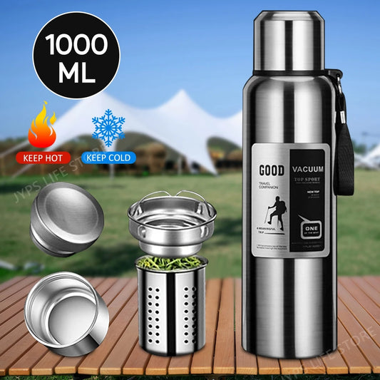 Thermo Bottle 1L - Premium Stainless Steel Insulated Water Bottle | APOLON STORE