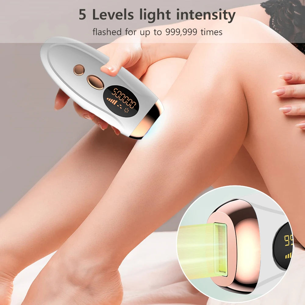Mini IPL Laser Epilator – Painless Hair Removal at Home
