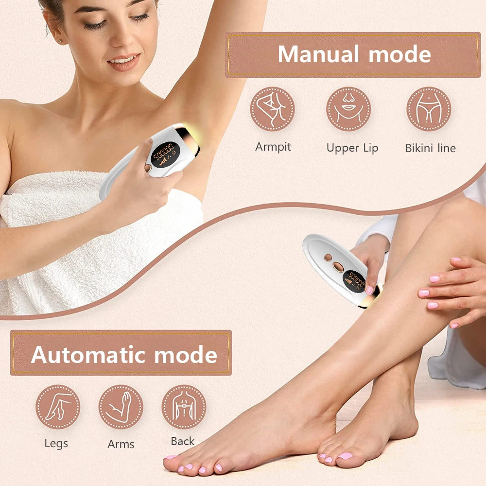 Mini IPL Laser Epilator – Painless Hair Removal at Home