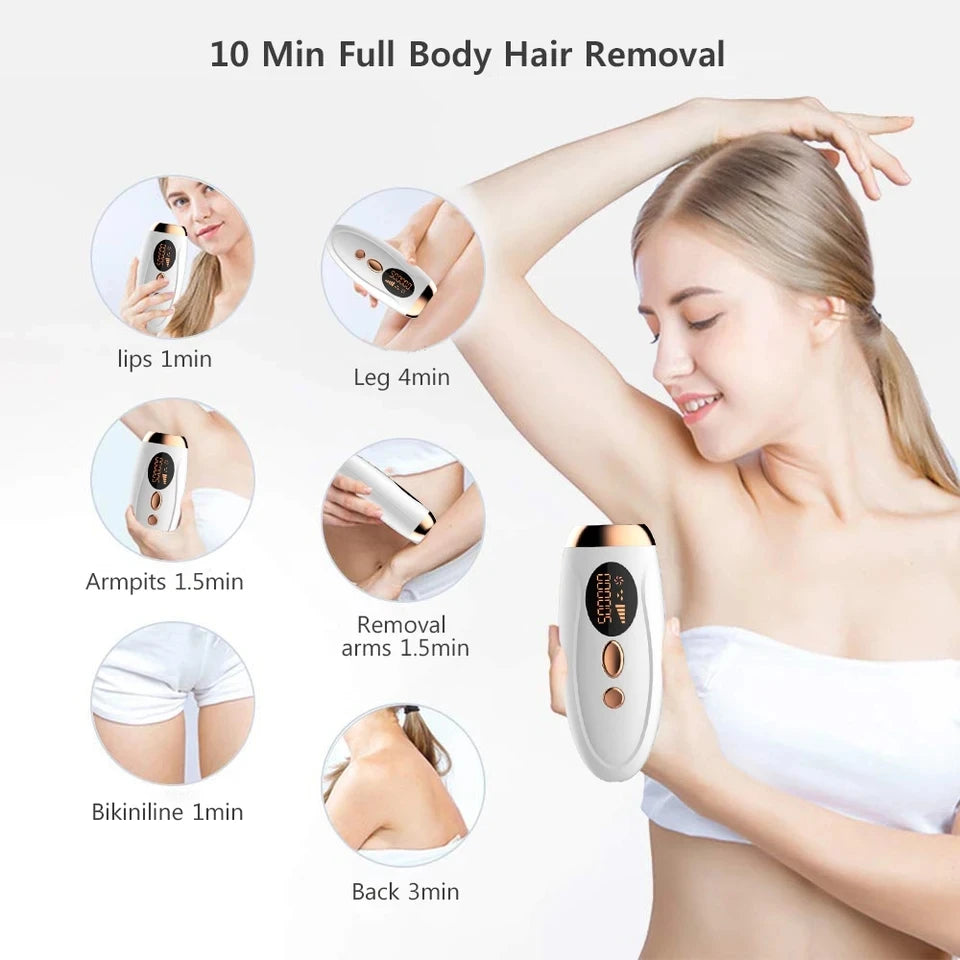 Mini IPL Laser Epilator – Painless Hair Removal at Home
