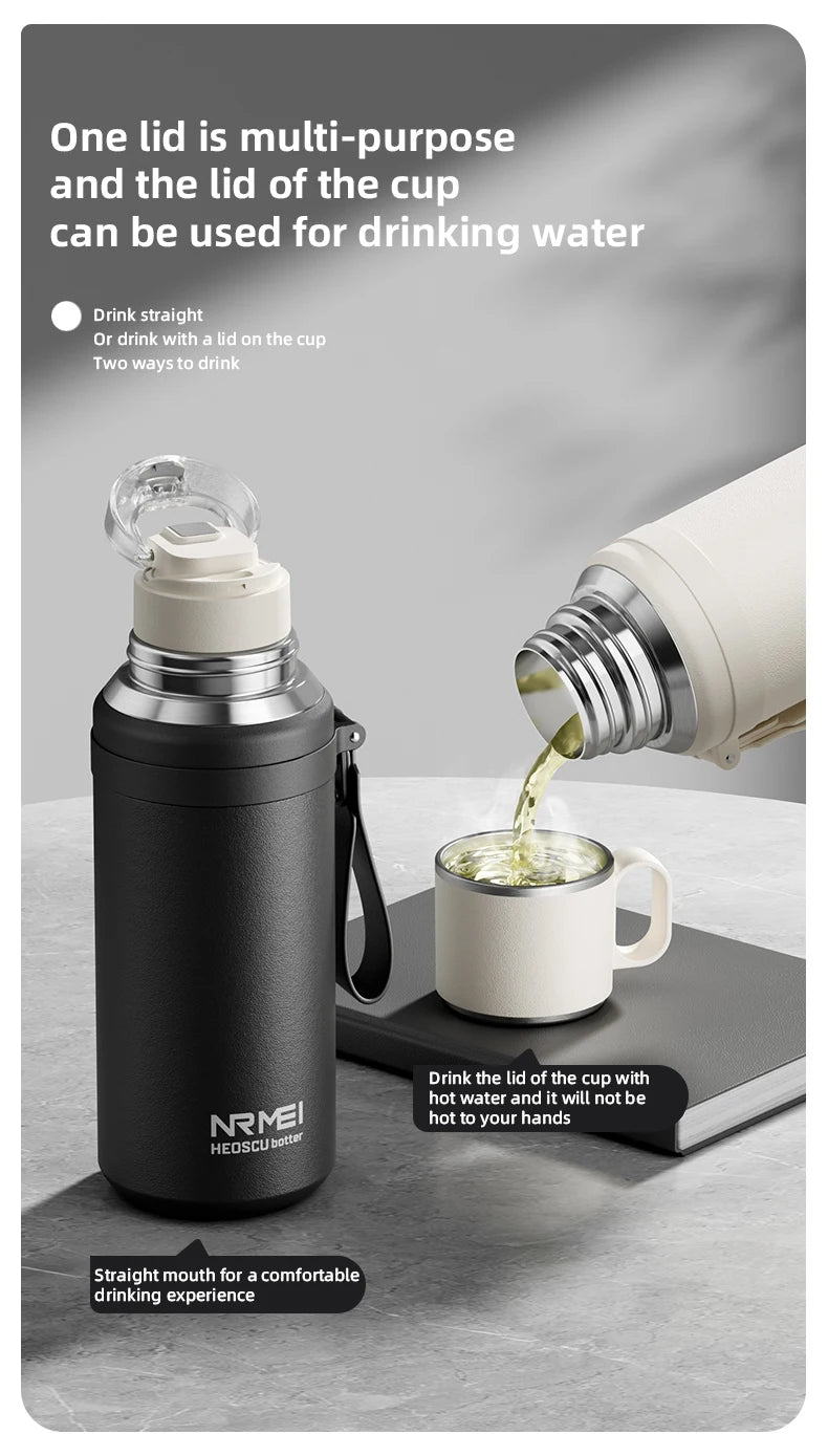 Thermos Bottle with Magnetic Control
