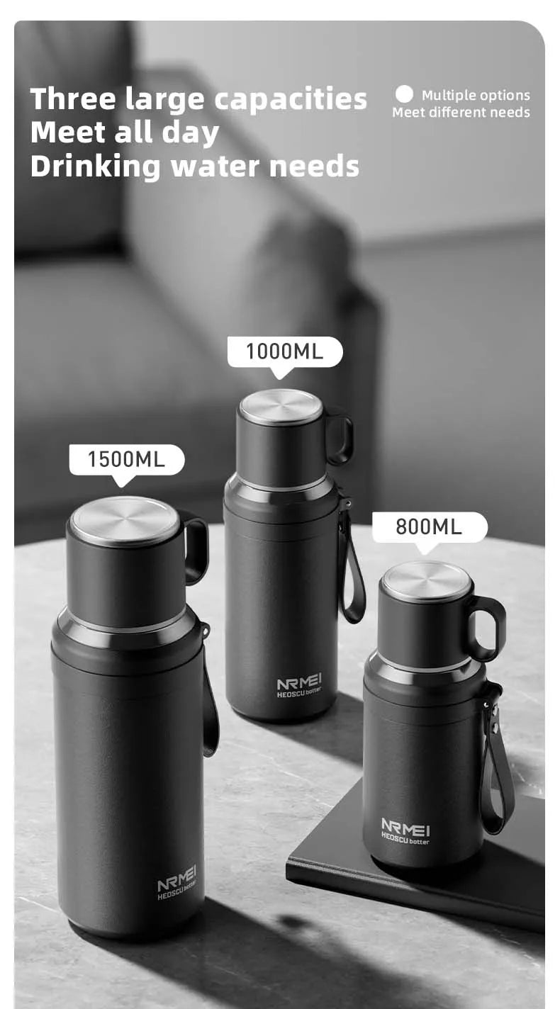 Thermos Bottle with Magnetic Control