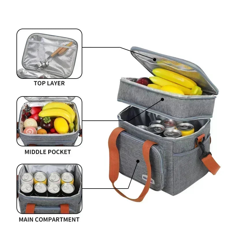 Portable Thermal Lunch Bag