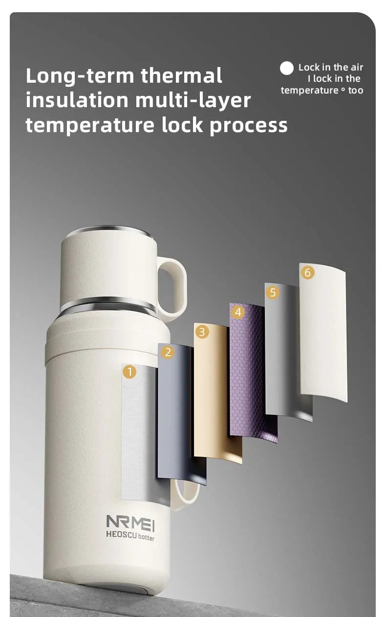 Thermos Bottle with Magnetic Control