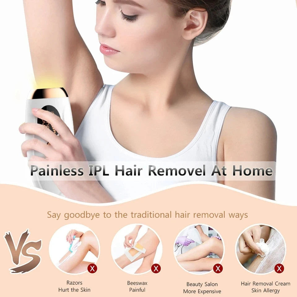 Mini IPL Laser Epilator – Painless Hair Removal at Home