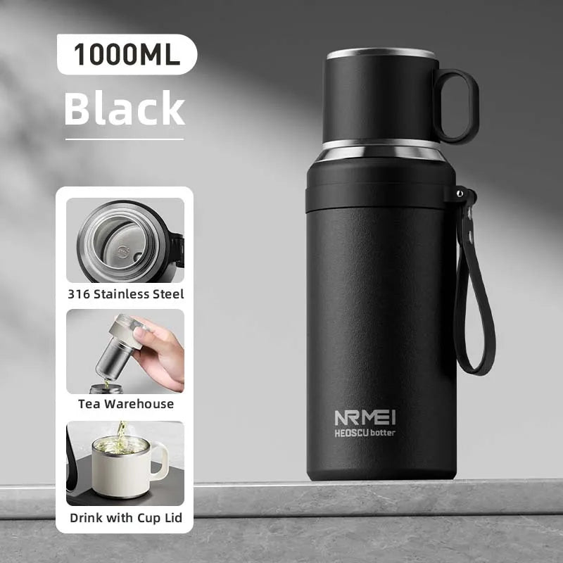 Thermos Bottle with Magnetic Control
