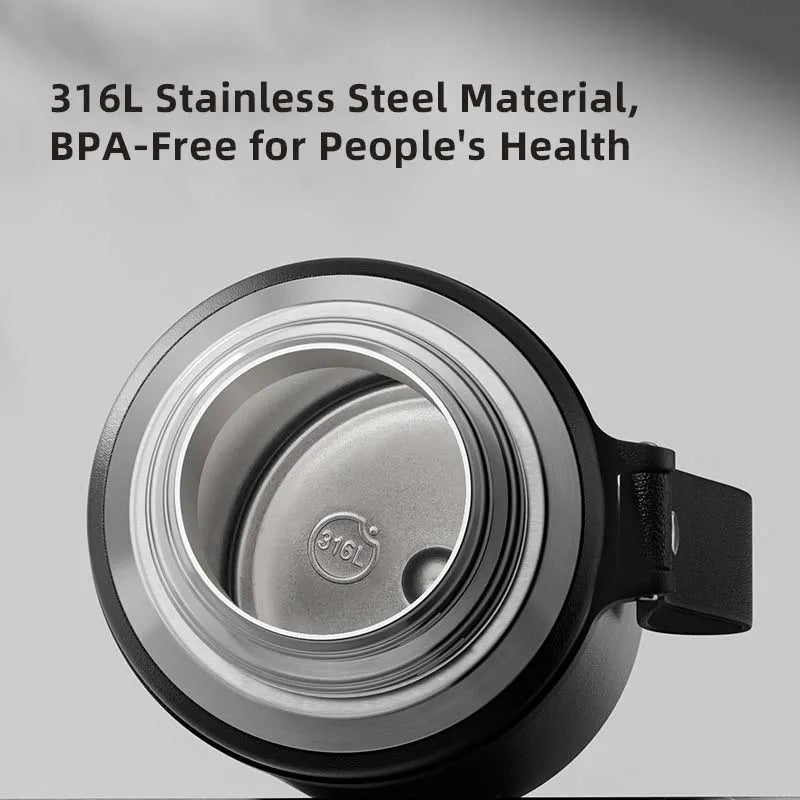 Thermos Bottle with Magnetic Control