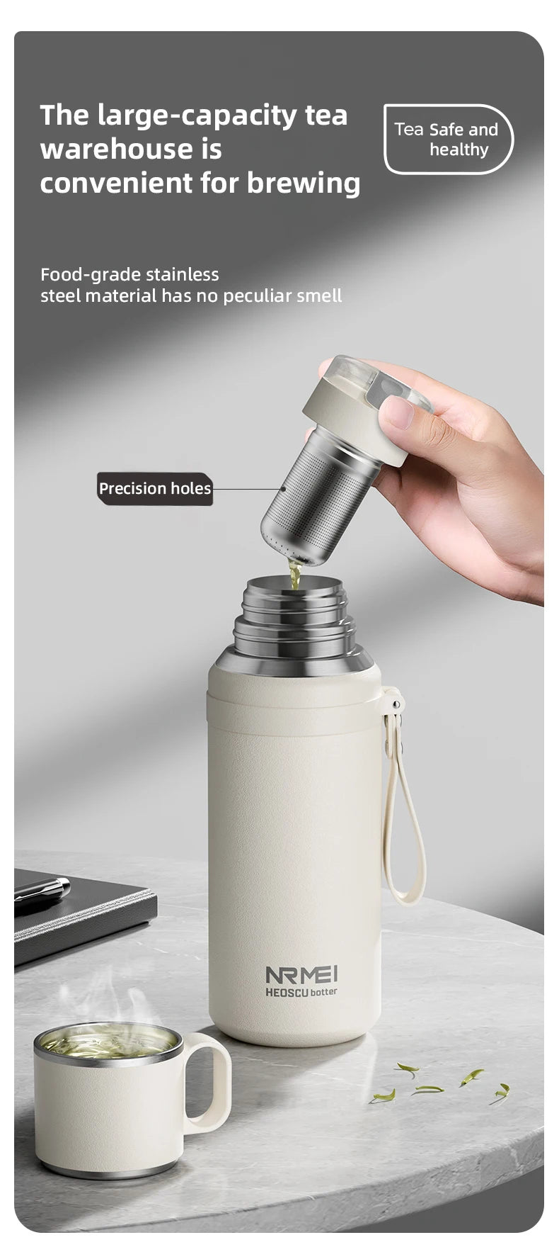 Thermos Bottle with Magnetic Control