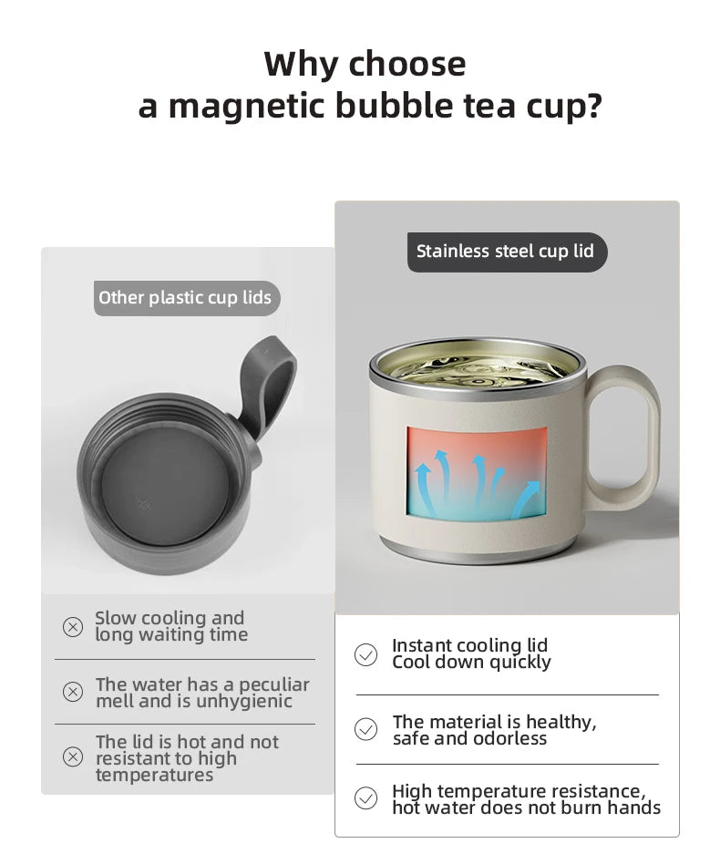 Thermos Bottle with Magnetic Control