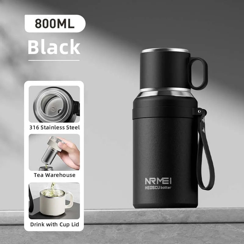 Thermos Bottle with Magnetic Control