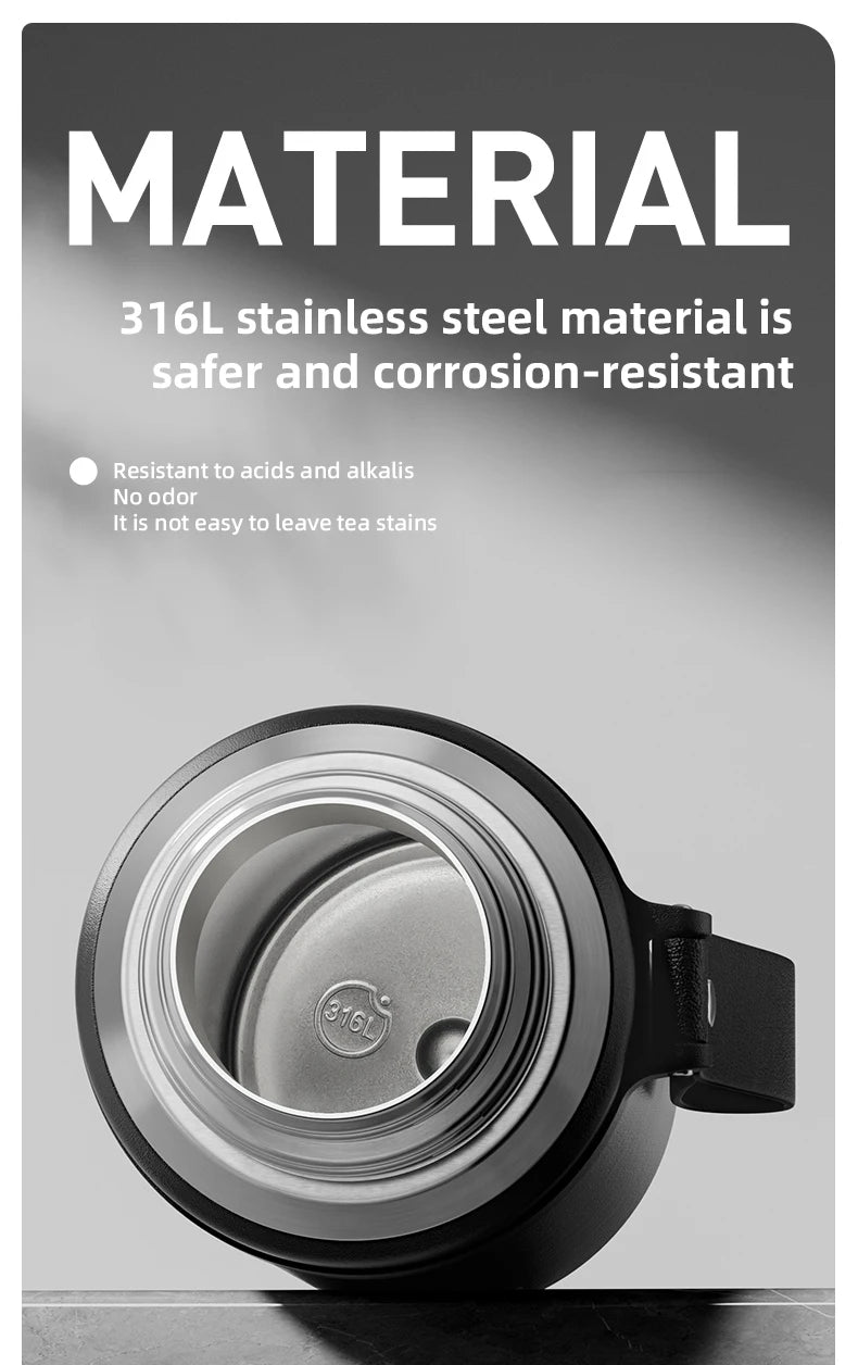 Thermos Bottle with Magnetic Control