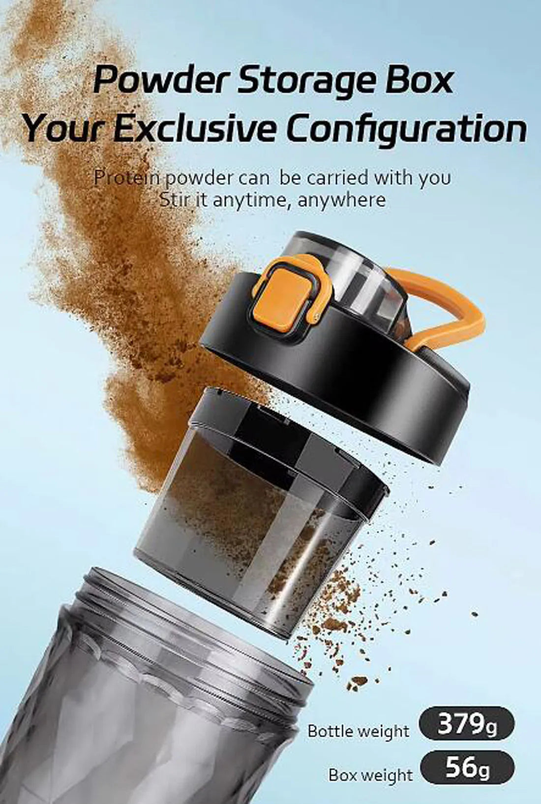 Portable Electric Shaker Bottle