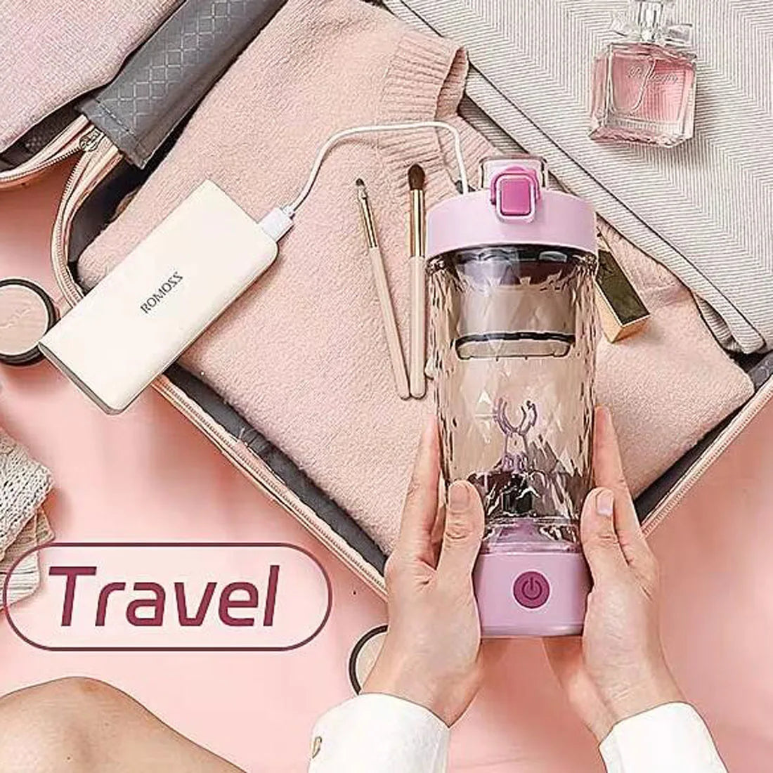Portable Electric Shaker Bottle