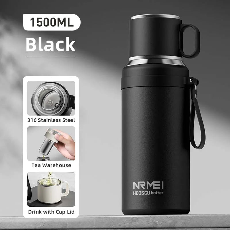 Thermos Bottle with Magnetic Control