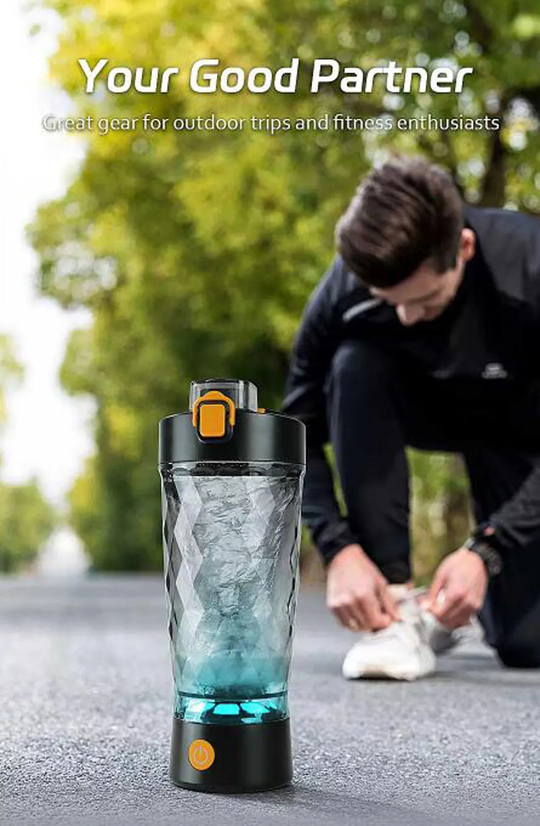 Portable Electric Shaker Bottle